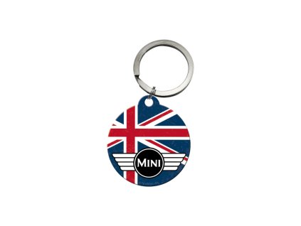 Retro klíčenka kulatá Mini Cooper (logo) NA48018 - Nostalgic-Art