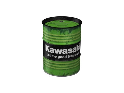 Kasička barel Kawasaki Let the good times roll NA31504 - Nostalgic Art