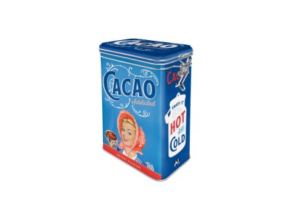 Plechová dóza s klipem Cacao NA31114 Nostalgic Art
