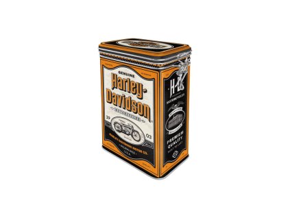 Plechová dóza s klipem Genuine Harley-Davidson NA31132 Nostalgic Art