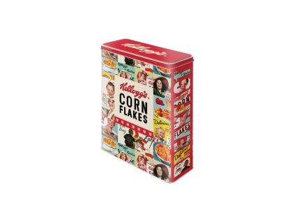 Plechová dóza XL Kellogg's Corn Flakes (Collage) NA30330 Nostalgic Art