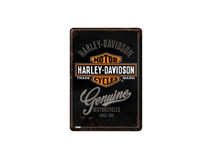 Plechová pohlednice Harley-Davidson Genuine NA10124 - Nostalgic-Art