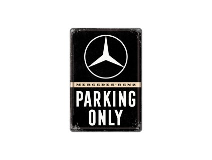 Plechová pohlednice Mercedes-Benz Parking Only NA10313 - Nostalgic-Art