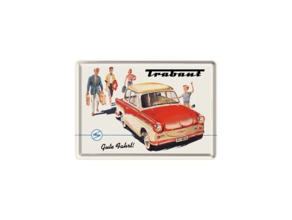 Plechová pohlednice Trabant (1) NA16325 - Nostalgic-Art