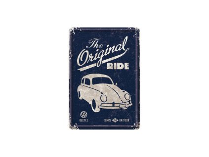 Plechová pohlednice VW Beetle (The Original Ride) NA10225 - Nostalgic-Art