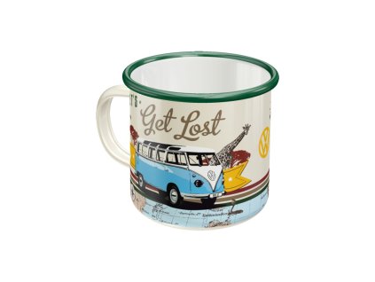 Plechový hrnek VW Bulli Let's Get Lost NA43211 - Nostalgic-Art