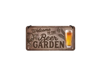 Závěsná cedule Beer Garden NA28056 - Nostalgic Art