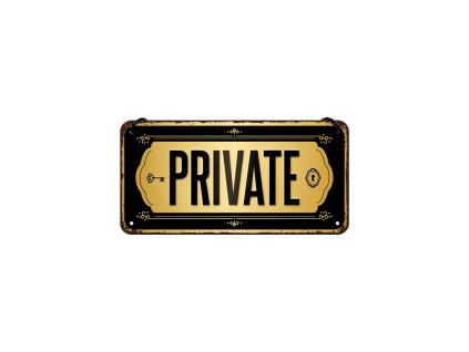 Závěsná cedule Private NA28032 - Nostalgic Art