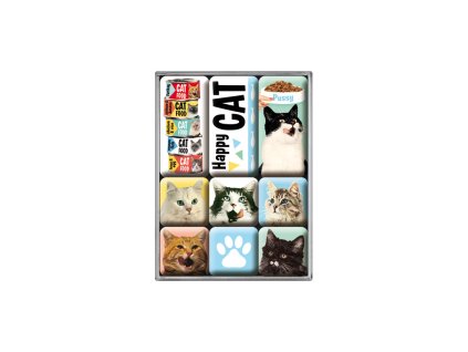 Sada magnetů Happy Cats NA83093