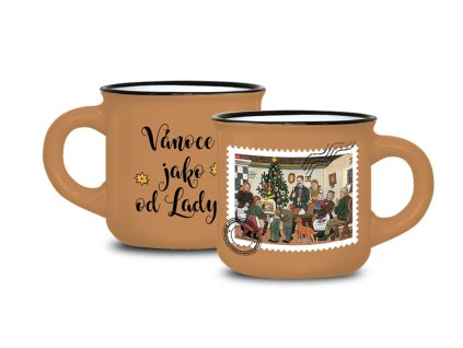 Vánoční mini hrneček Vánoční stromeček Josef Lada
