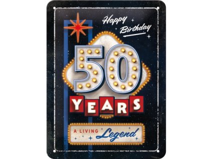Cedule 15x20 50 Years Birthday NA26297