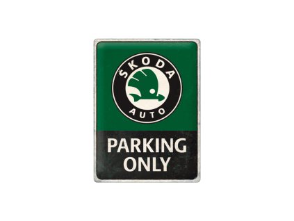 Cedule 30x40 Škoda (Parking Only) NA23347