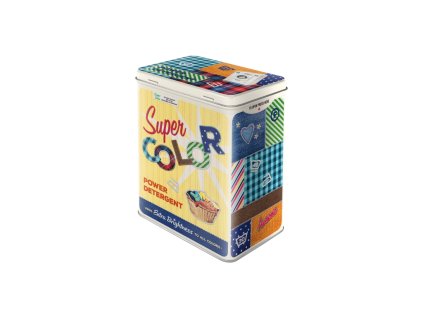 Plechová dóza L Super Color NA30149 Nostalgic Art