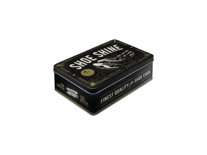 Plechová dóza plochá Shoe Shine NA30757 Nostalgic Art