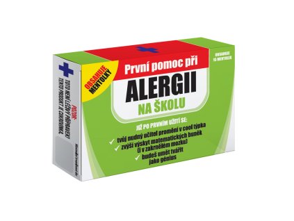 Vtipné mentolové bonbóny Alergie na školu