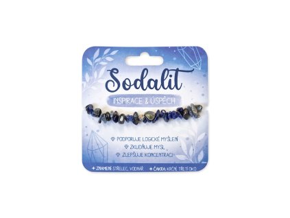 Náramek s polodrahokamy Sodalit