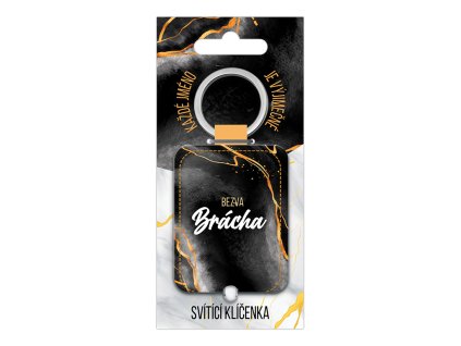 Nekupto Svítící klíčenka s potiskem Bezva brácha