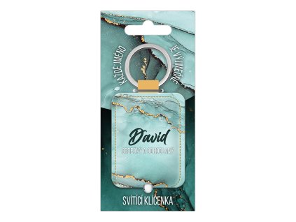 Nekupto Svítící klíčenka se jménem DAVID