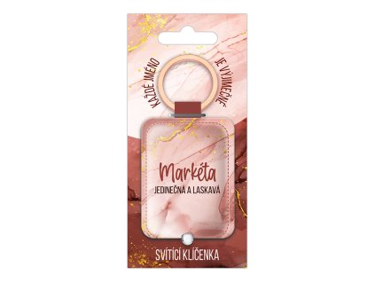 Nekupto Svítící klíčenka se jménem MARKÉTA