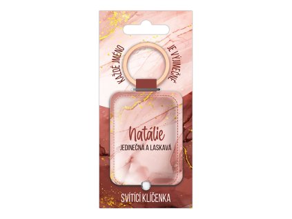 Nekupto Svítící klíčenka se jménem NATÁLIE