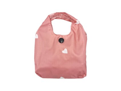 Nákupní taška skládací Srdíčka