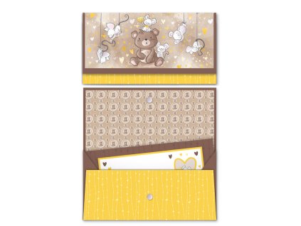 Nekupto Obálka na peníze a poukazy Medvídek s přáteli