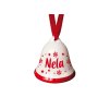Vánoční zvonek se jménem NELA - bez krabičky