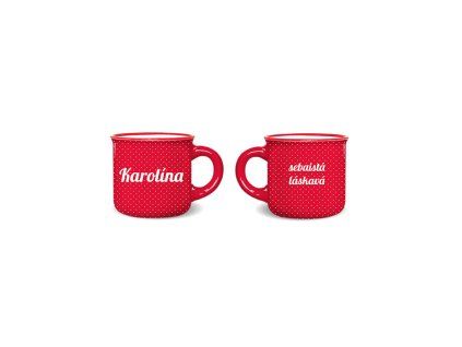 Hrnček s menom Karolína Mini