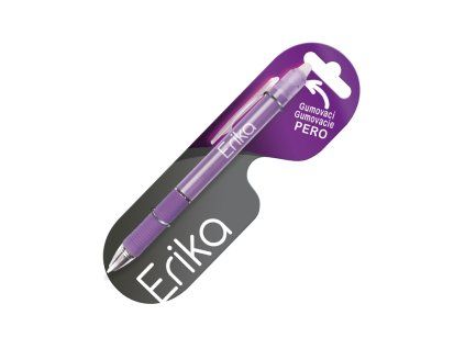Gumovacie pero s menom ERIKA 