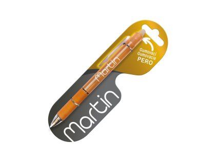 Gumovacie pero s menom MARTIN 