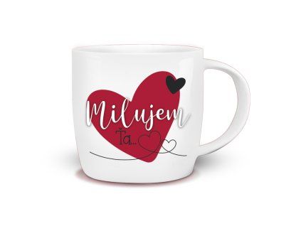 Darčekový hrnček Milujem ťa Valentín