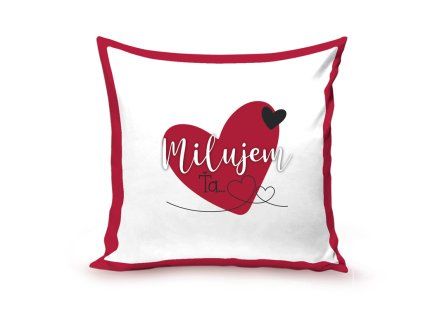 Darčekový vankúš Milujem ťa Valentín