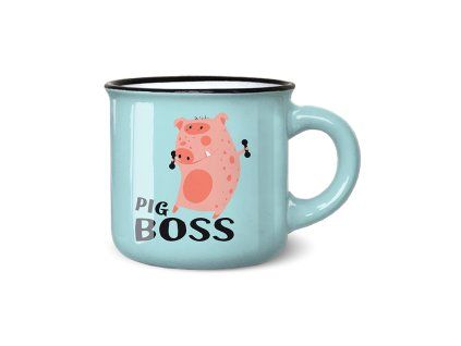 Mini hrnček na kávu Pig Boss