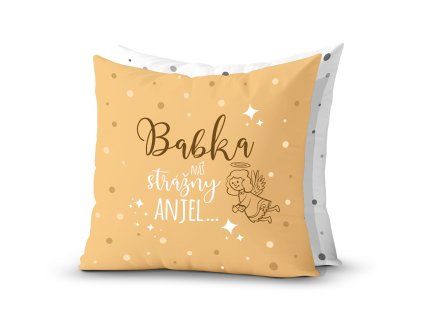 Darčekový vankúš Babka - náš strážny anjel