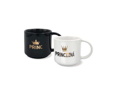Hrnčeky pre pár Princ a Princezná