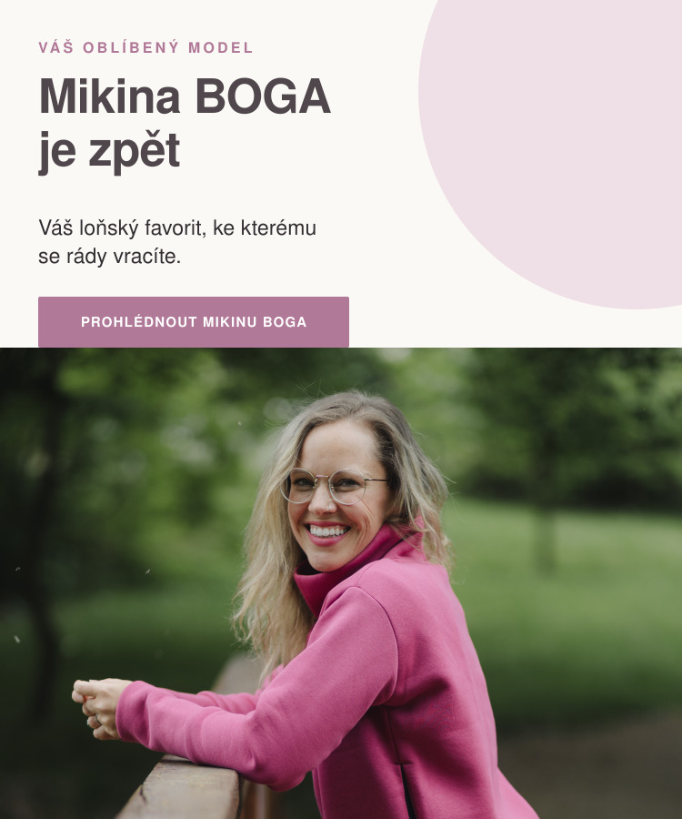Mikina BOGA je zpět