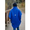 Pončo na zip ROA modré