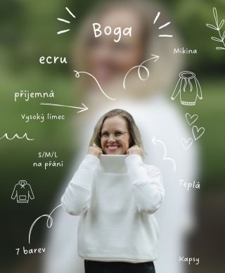 Věděli jste, že mikina Boga se na Nelimity prodává až v 7 barvách? 👀 Kterou barvu máte doma? Napište nám to do komentáře 😊