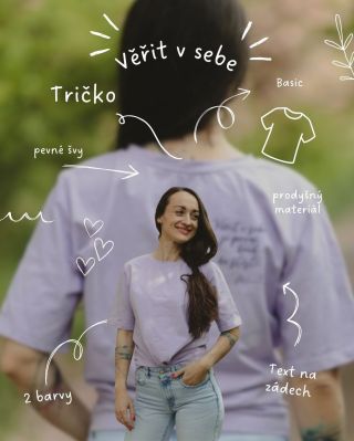 ✨ Minimalismus, který má detail navíc. ✨ Basic tričko NELIMITY s jemným nápisem na lopatce je kousek, který snadno sladíš...
