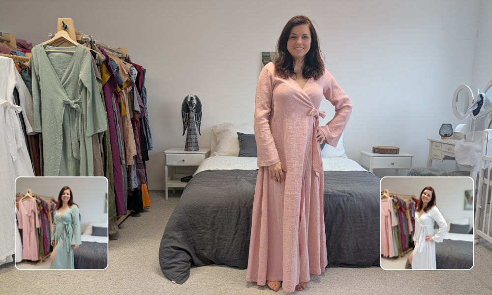 Dámské šatové župany z mušelínu pro pohodlí každý den