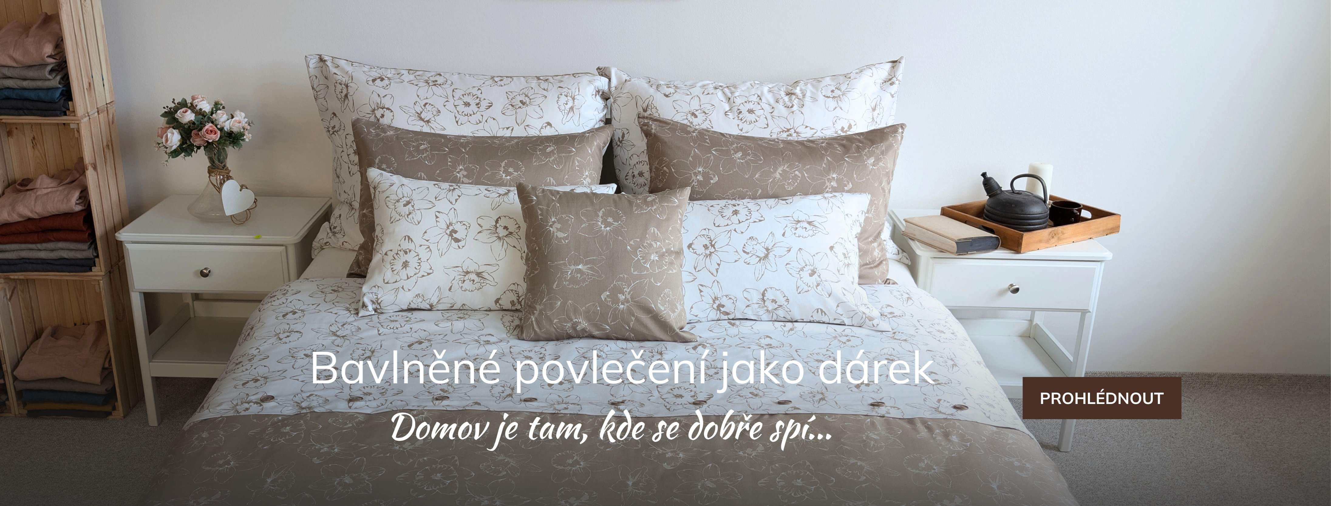 Bavlněné povlečení cappucino