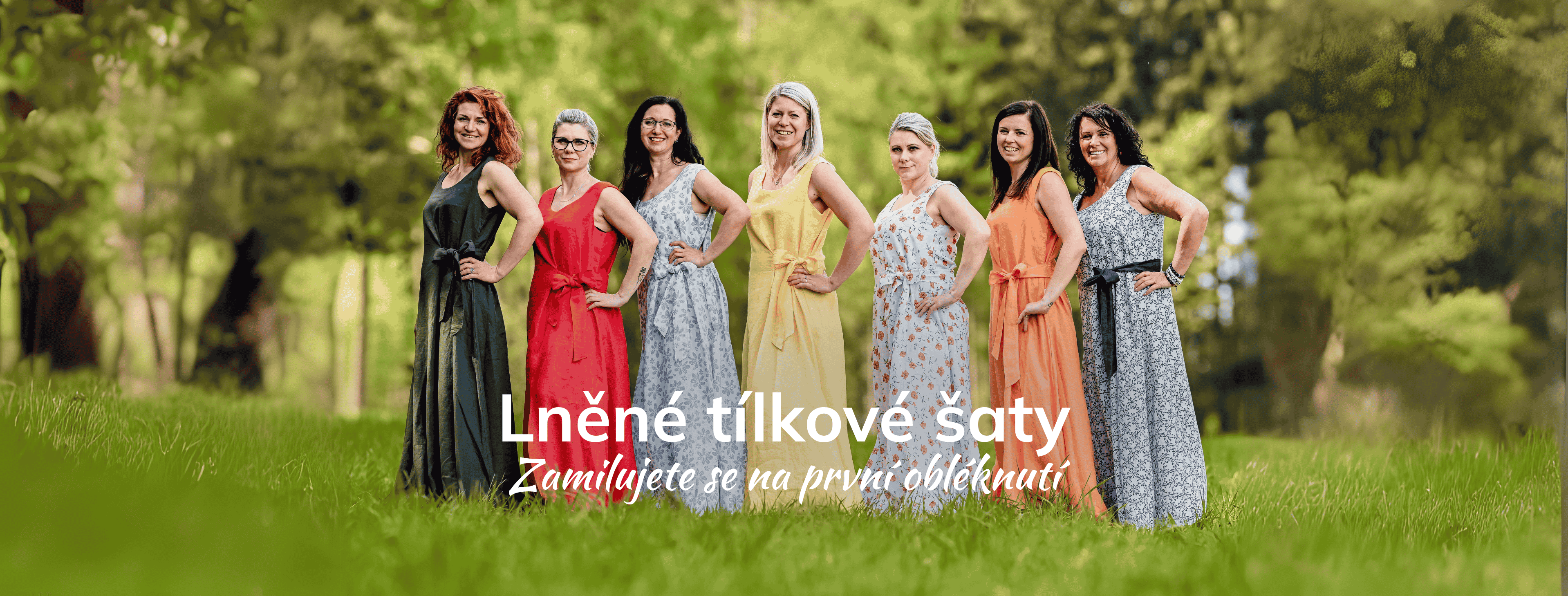 Lněné tílkové šaty