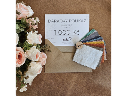 dárkové poukazy, dárek pro každého, dárek dle výběru obdarovaného, poukaz na lněné výrobky, poukaz na povlečení, poukaz na zážitek, dárkový ppoukaz pro novomanželé, poukaz pro babičku, krásný dárek pro každého