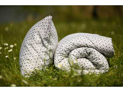 celoroční povlečení kopretina, přírodní ložní povlečení, povlečení pro každého, hypoalergenní povlečení, povlak na cíchu, 140x200, 140x220