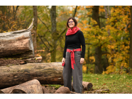 dámské lněné kalhoty