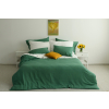 přírodní zelený set ložního prádla