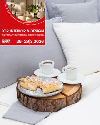 Od 26. 3. do 29. 3. opět vystavujeme na veletrhu FOR INTERIOR v Praze Letňanech. Přivezeme s sebou širokou nabídku...