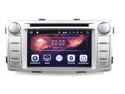2DIN Autorádio Android TOYOTA Hilux 2012-2015