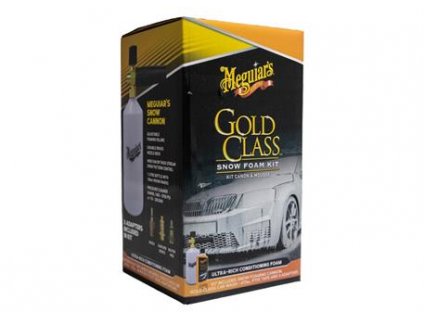 Meguiar's Car Wash Snow Cannon Kit - sada napěňovače a autošamponu Meguiar's Gold Class, 473 ml