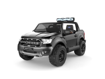 Elektrické autíčko Ford Raptor Policejní, EVA kola, Kvalitní odpružení, čalouněné sedadlo, 2,4 GHz DO, klíč, 2 X MOTOR, Dvoumístné, USB, SD karta, ORGINAL licence